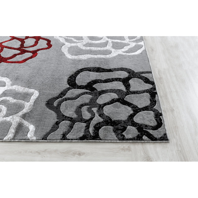 Ebern Designs Kimbrel Floral Rug & Reviews Wayfair